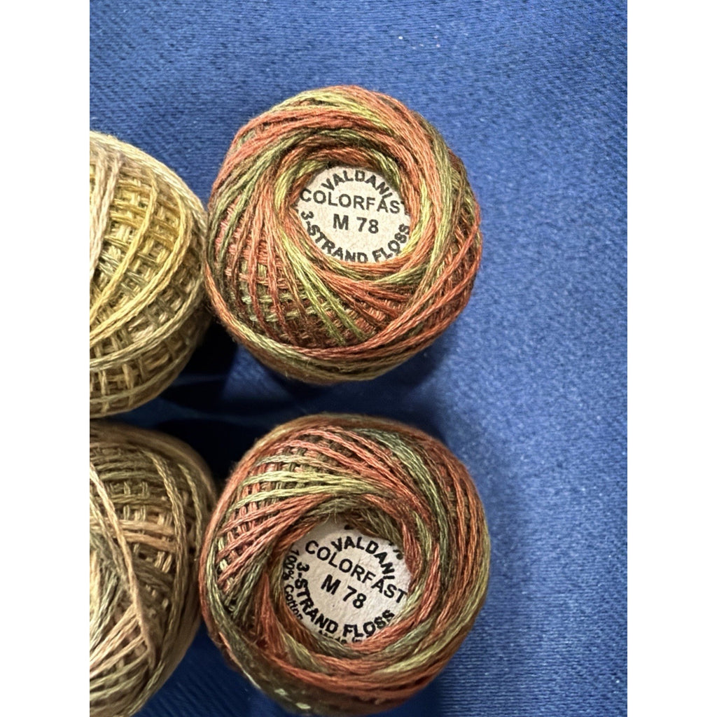 Autumn Orchard Valdani Cotton 8 Ball Lot JP2 M80 M47 M78 O563 O57