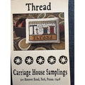 Carriage House Samplings Thread Cross Stitch Pattern Primitive Ornament