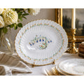 Syracuse China Temple Bells Oval Serving Platter 12 Inch Vintage 1960s – main view