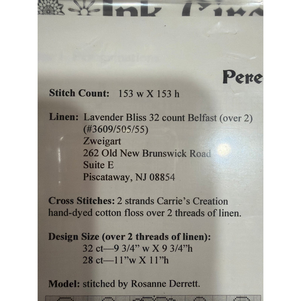Ink Circles Peregrination Criss Stitch Pattern Never Opened