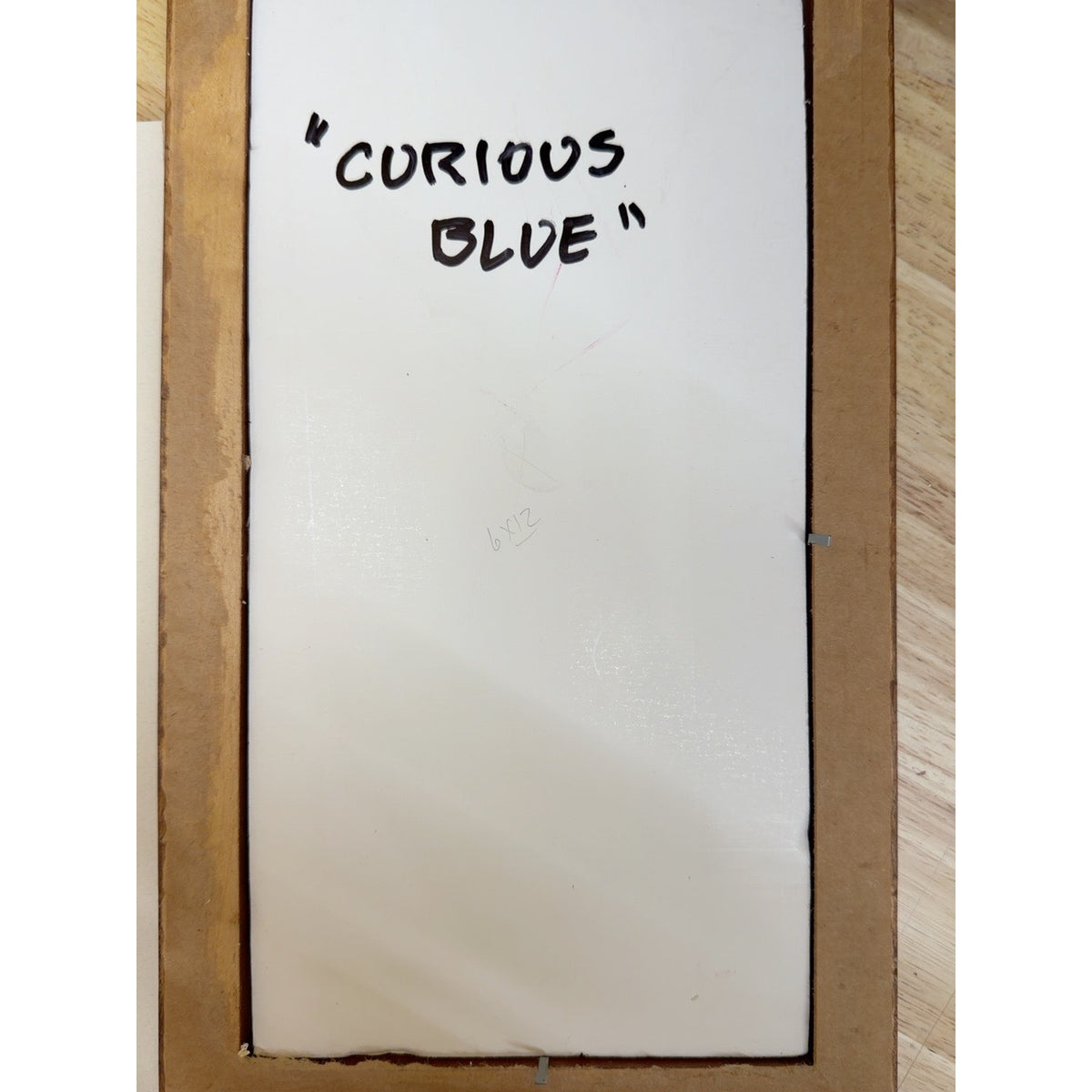 Original Bluebird Watercolor Painting Raymond Williams Curious Blue Framed Art – additional view 6
