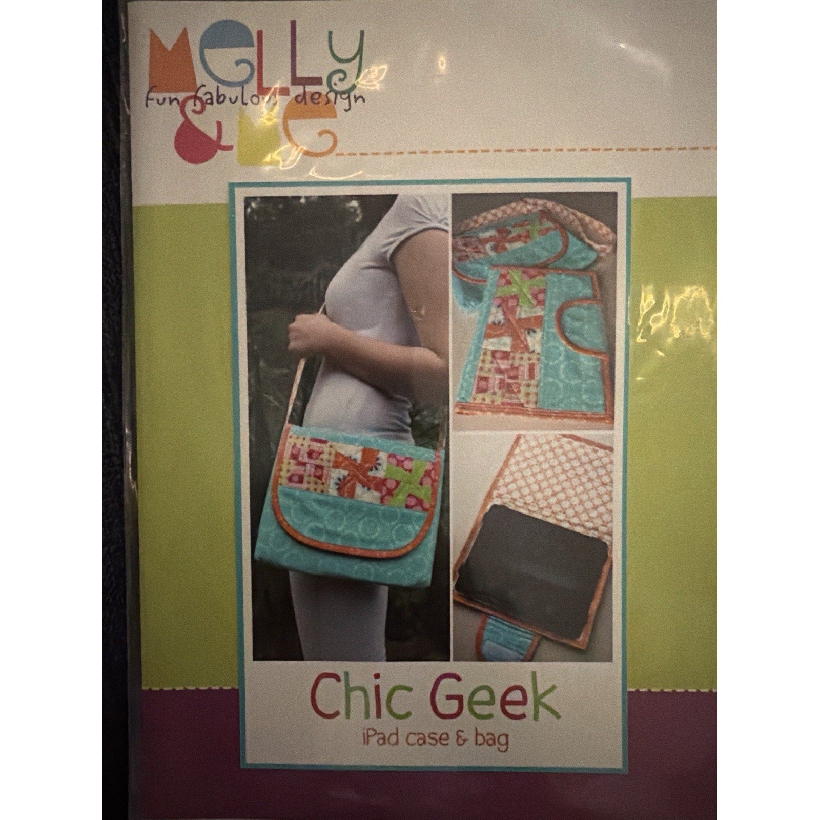 Melly & Me Chic Geek iPad Case & Bag Pattern M097 Sewing Pattern