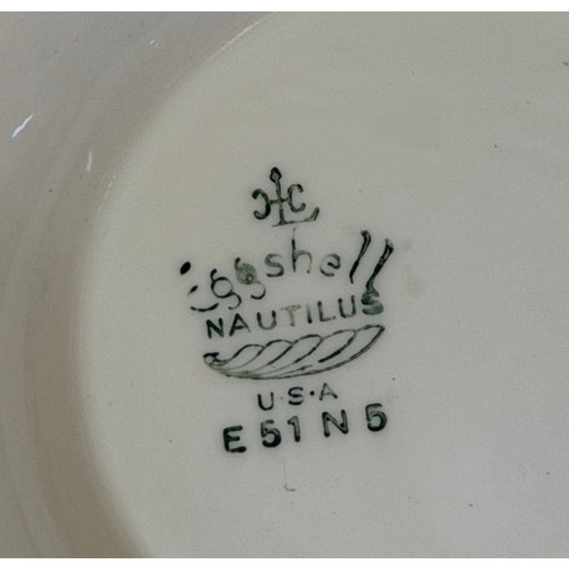 1951 Homer Laughlin Eggshell Nautilus White Covered Vegetable Bowl – additional view 7