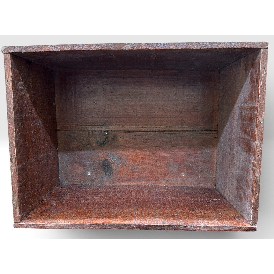 Vintage Ramos Pinto Porto Engraved Wooden Wine Crate Portugal 16 Inch – additional view 6