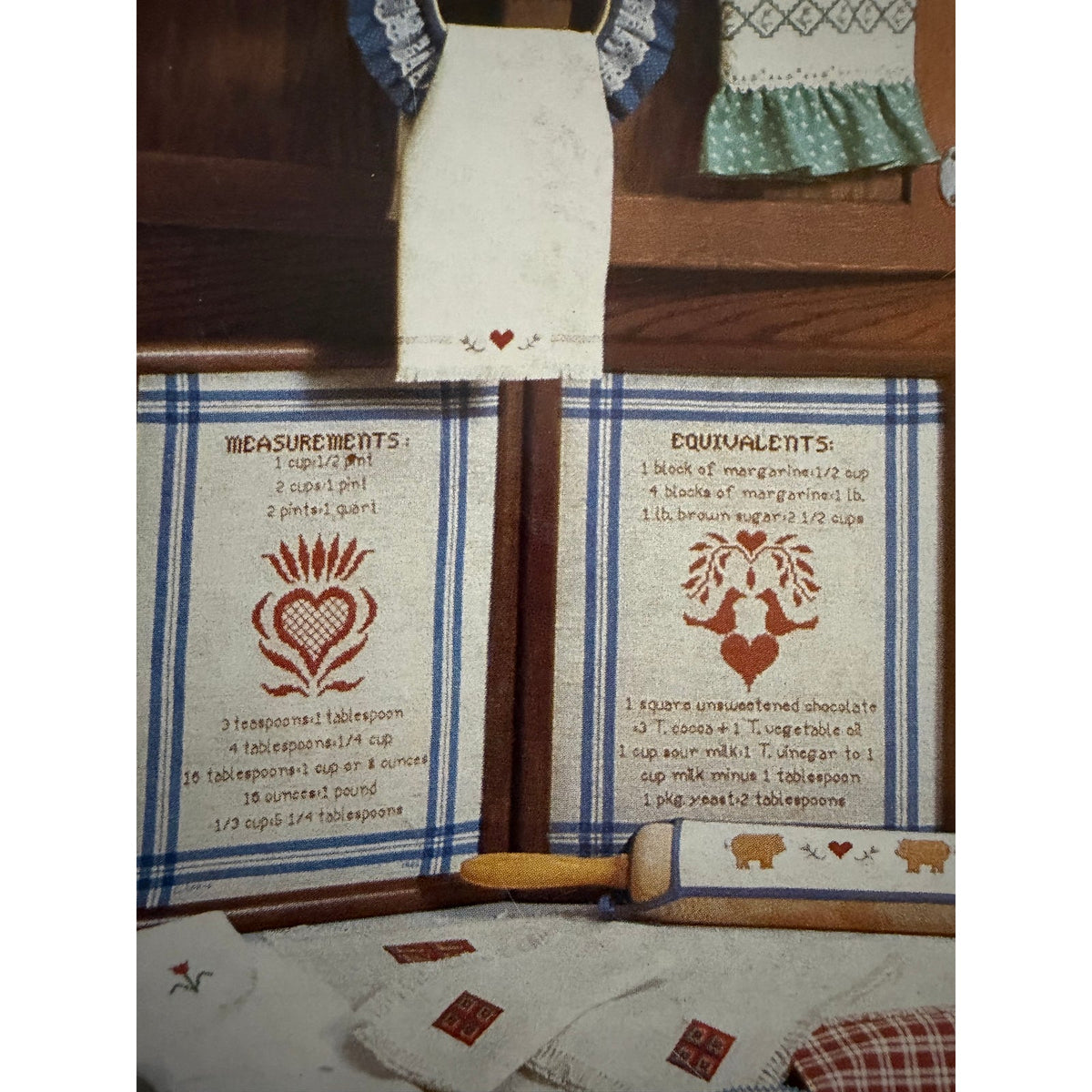 Just CrossStitch Jan Feb 1987 Vintage Clock Samplers NOS