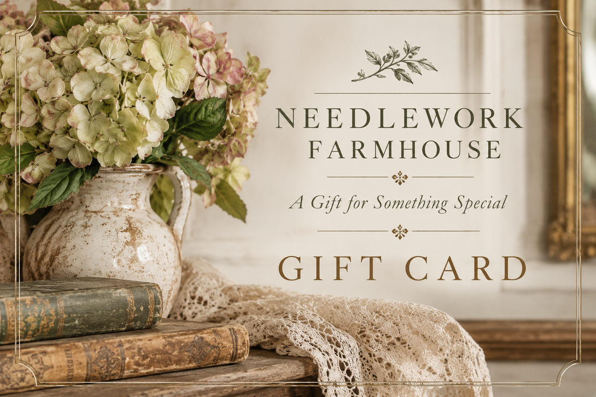 Needlework Farmhouse Gift Card